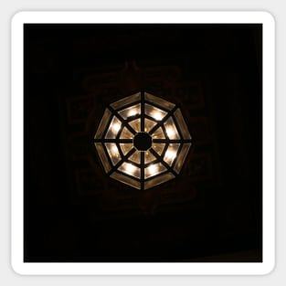 Shine Bright Dark Night - Geometry of Light Sticker